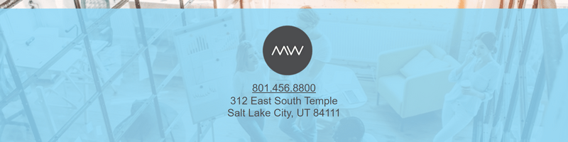 801.456.8800 312 East South Temple Salt Lake City, UT 84111 || MW